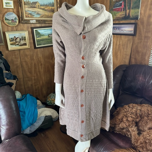 Sleeping On Snow Anthropologie Sweater Tunic Dress - Picture 3 of 6